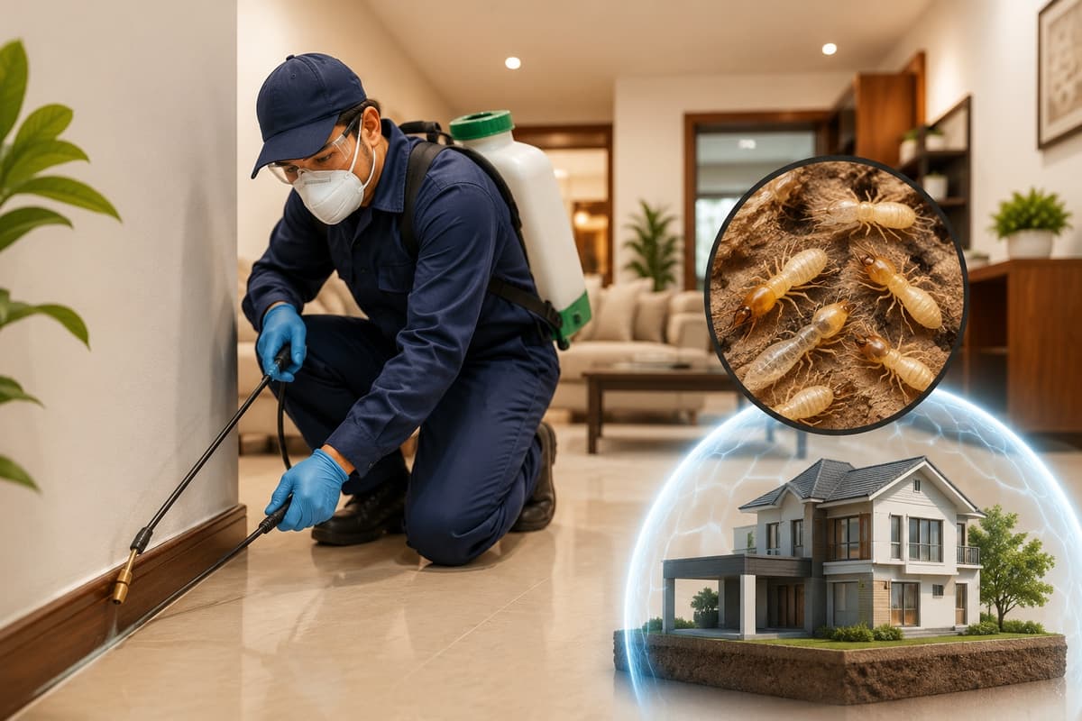 Post-Construction Termite Treatment in Kerala - Save Your Home Before It's Too Late