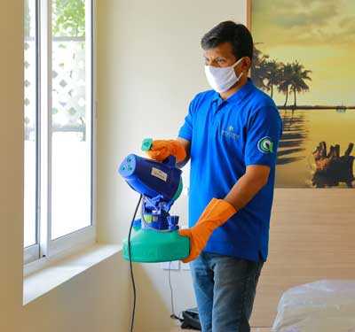 Emergency disinfection service
